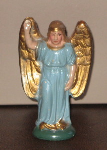 A Flap of Angels: More Seraphic Sightings Blue-robed Christmas angel