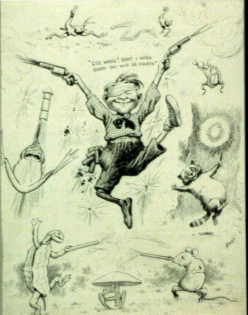 Gee whiz! Don't I wish every day wuz de fourth! E.W. Kemble, c. 1904 Source: The Library of Congress